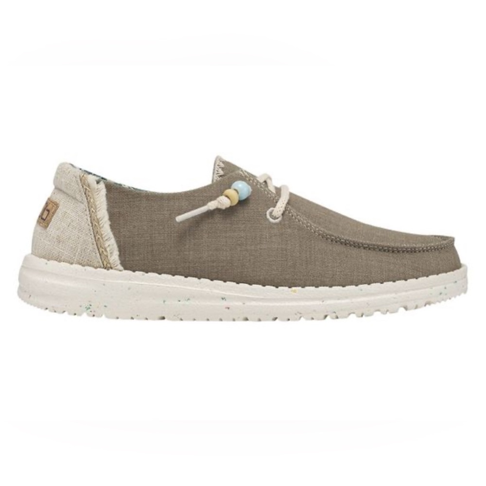 HEY DUDE WENDY NATURAL ROSEMARY WOMEN'S CASUAL SHOE Size 10 New